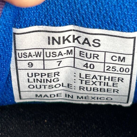 Inkkas Hendrix Womens 9 Sneakers Casual Floral Patchwork Walking Shoes Colorful - Picture 13 of 13